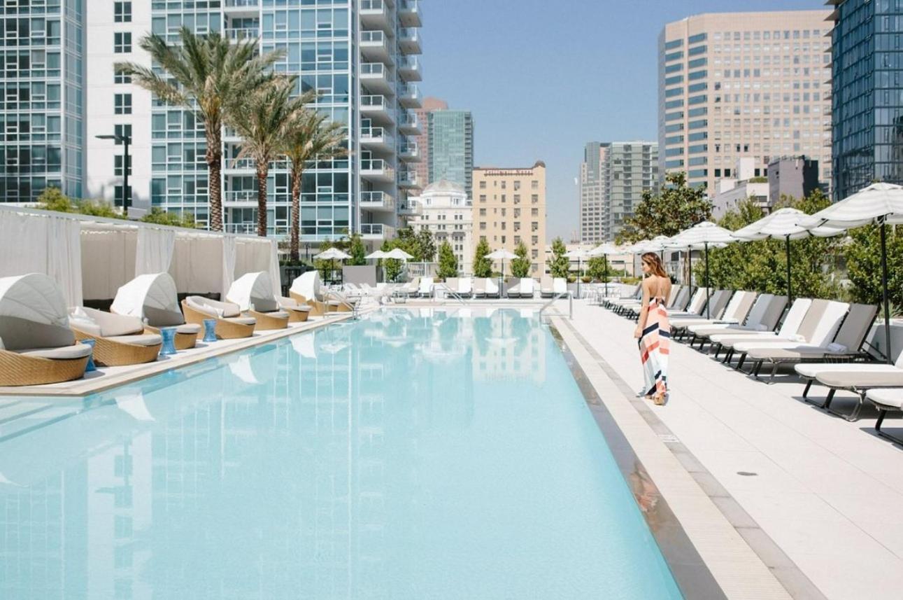 Level Downtown La South Olive Hotel ลอสแอนเจลิส ภายนอก รูปภาพ